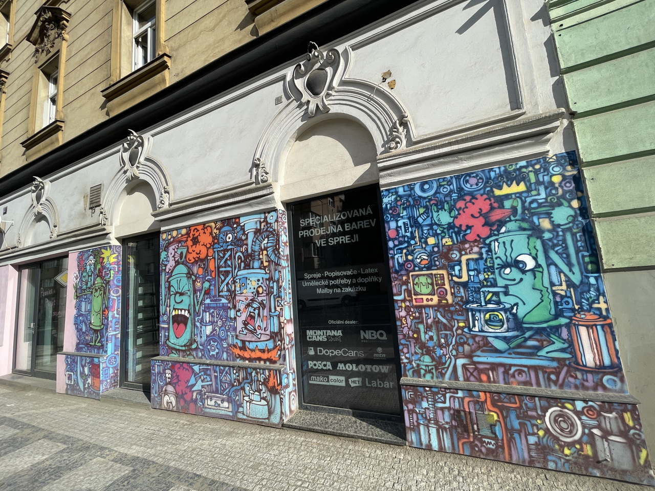 Spreje Praha